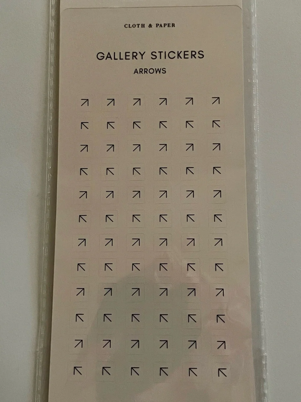 Cloth & Paper Angora Time Block & Transparent Gallery Stickers